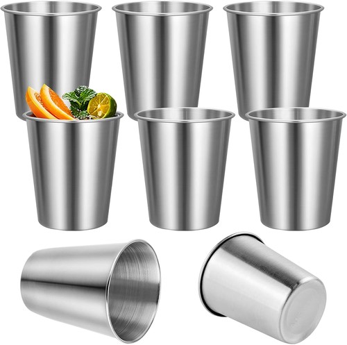 Stück edelstahlbecher - 8,