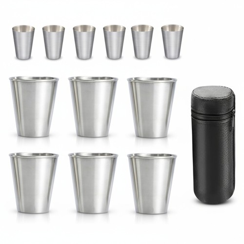 Edelstahl becher campingbecher - edelstahl,