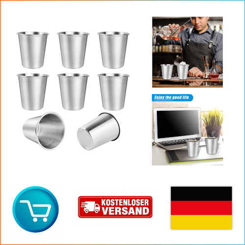 Edelstahlbecher stück 260 - 8,