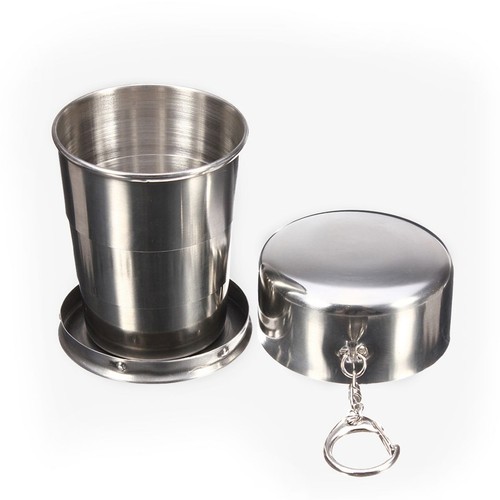 Mini becher klappbar edelstahl - becher,