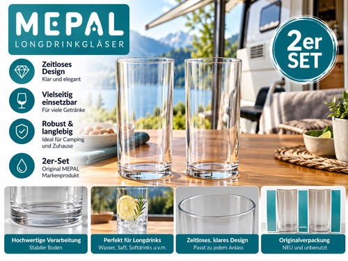 Mepal longdrinkgläser 2er set - 2er,