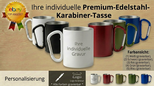 Edelstahl tasse mit - edelstahl,