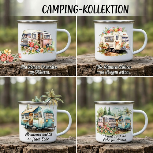 Personalisierte emaille tasse - personalisierte,