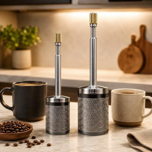 Reise french press - press, edelstahl