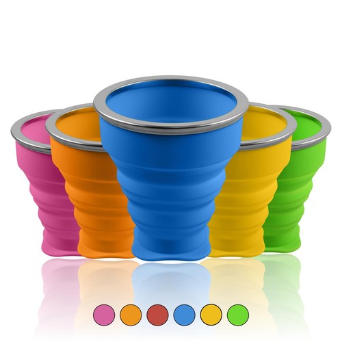 Silikon trink becher klappbar - silikon-trink-becher,