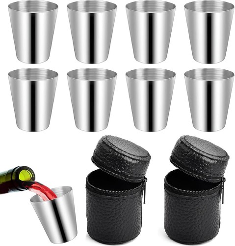 Edelstahl schnapsbecher 30 - 8,