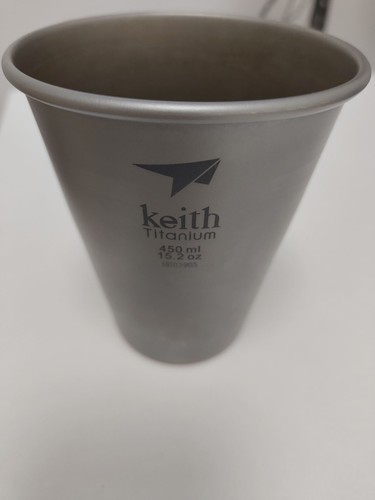 Cup titanium keith - , 450ml